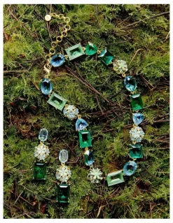 Mimco Garden Drop Earrings in Thyme