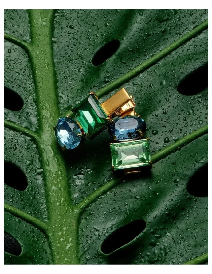 Mimco Garden Hair Clip Set in Thyme