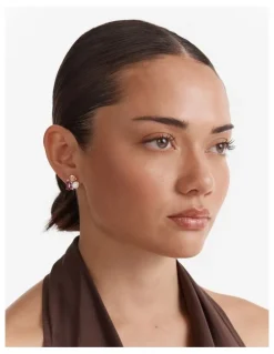 Mimco Goddess Stud Earrings in Petal
