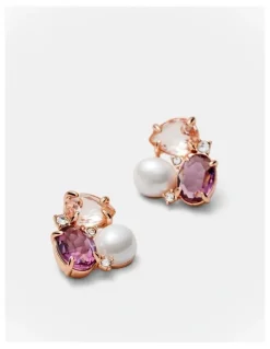 Mimco Goddess Stud Earrings in Petal