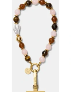 Mimco Harbour Phone Wrist Strap in Pink Salt