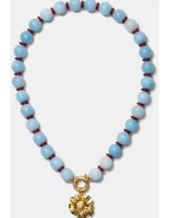 Mimco Harbour Side Necklace in Cornflower Blue