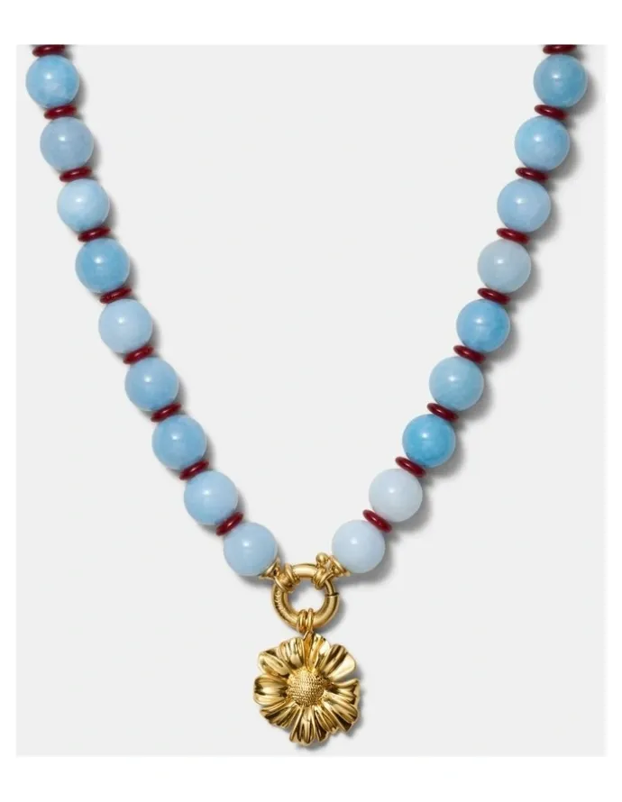 Mimco Harbour Side Necklace in Cornflower Blue