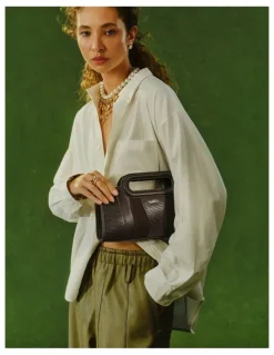Mimco Harlowe Crossbody Bag in Bitter Chocolate