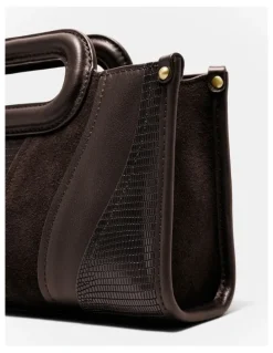 Mimco Harlowe Crossbody Bag in Bitter Chocolate