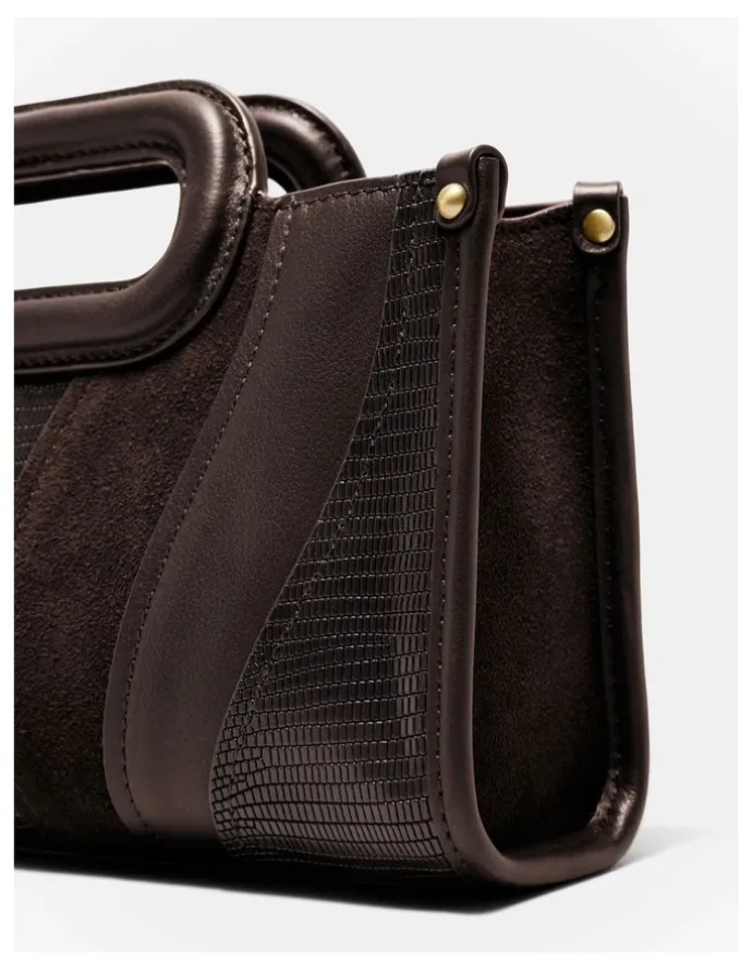 Mimco Harlowe Crossbody Bag in Bitter Chocolate