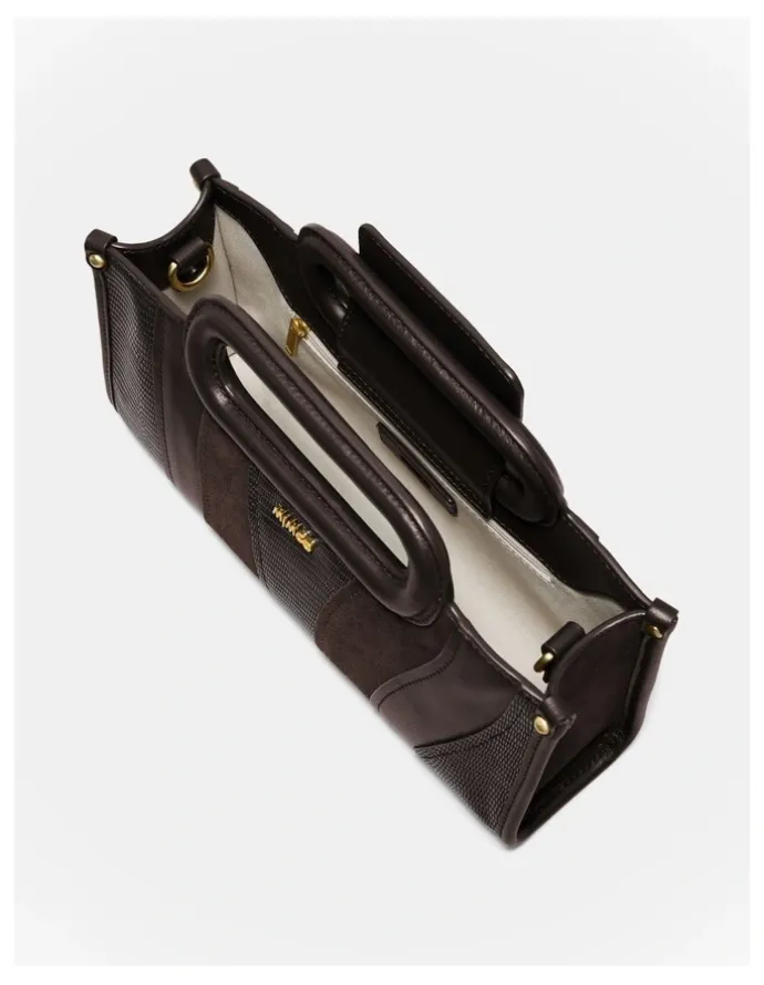Mimco Harlowe Crossbody Bag in Bitter Chocolate