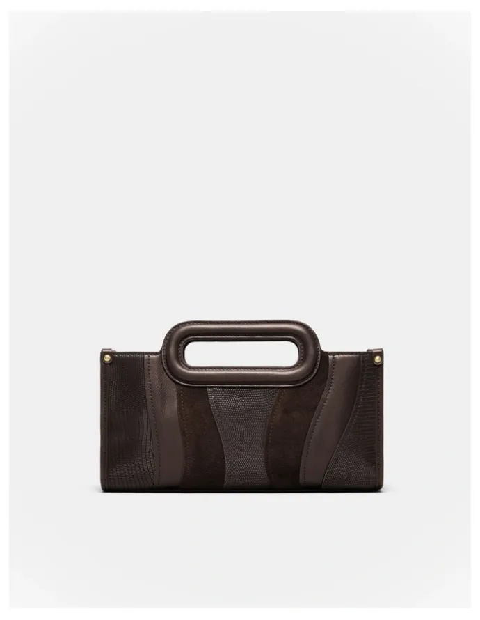 Mimco Harlowe Crossbody Bag in Bitter Chocolate