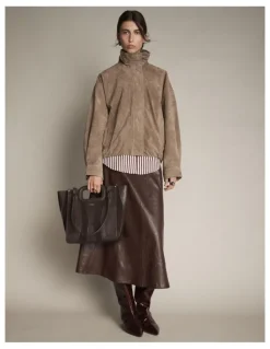 Mimco Harlowe Tote Bag in Bitter Chocolate