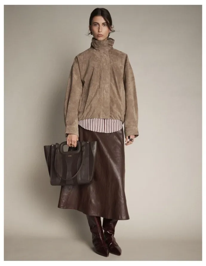 Mimco Harlowe Tote Bag in Bitter Chocolate