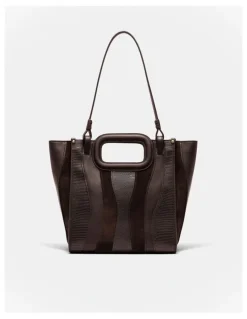 Mimco Harlowe Tote Bag in Bitter Chocolate