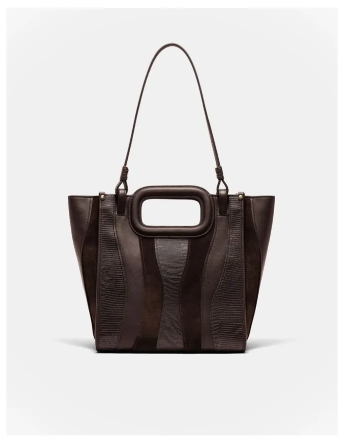 Mimco Harlowe Tote Bag in Bitter Chocolate