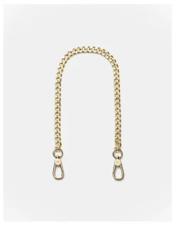 Mimco Link Chain Shoulder Bag Strap in Light Gold