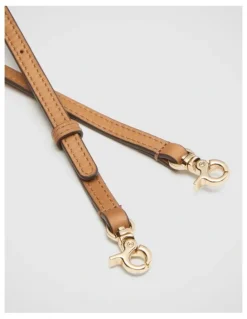 Mimco Link Crossbody Bag Strap 8mm in Caramel