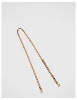 Mimco Link Crossbody Bag Strap 8mm in Caramel