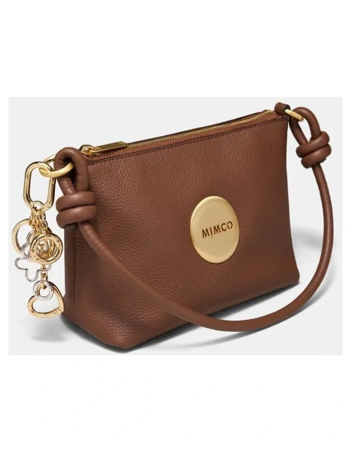 Mimco Linked Up Keyring in Gold Silver