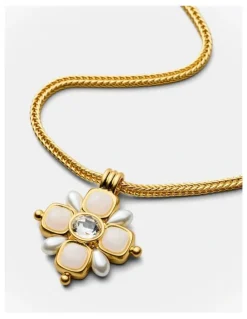 Mimco Liora Necklace in Pearl