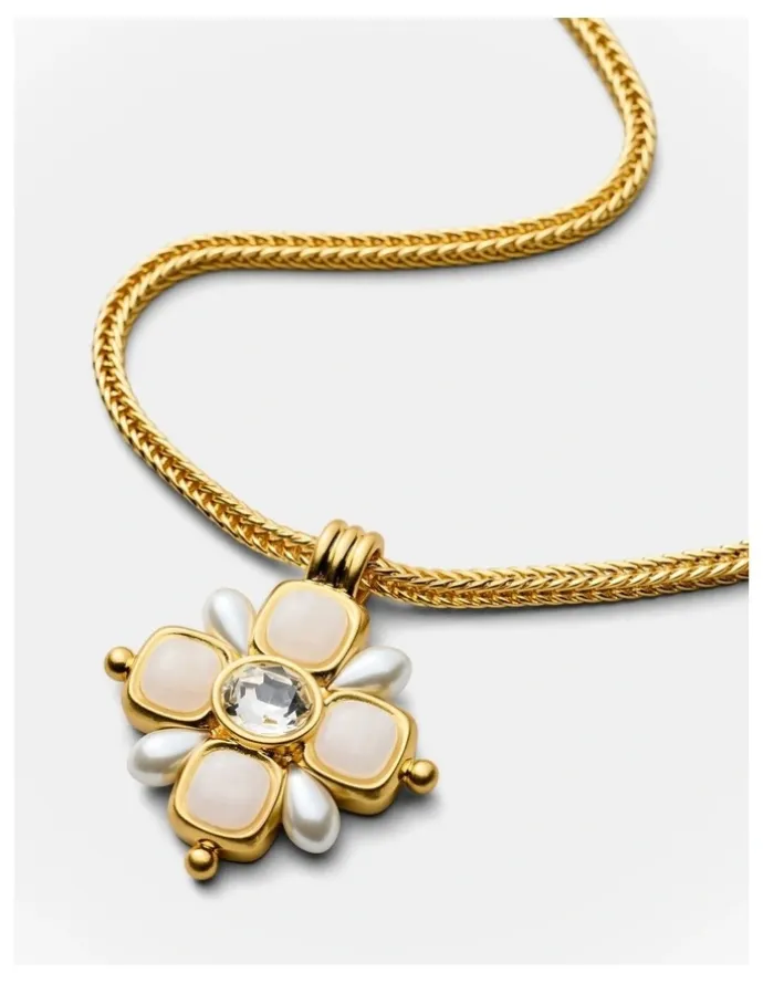 Mimco Liora Necklace in Pearl