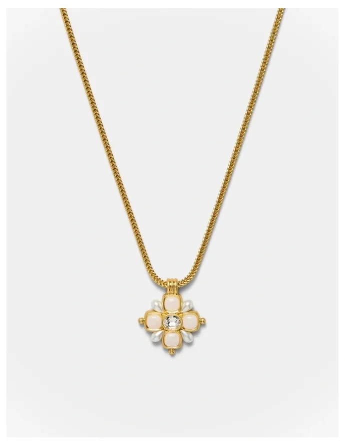 Mimco Liora Necklace in Pearl