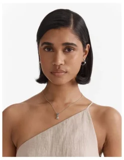 Mimco Lovely Trio Necklace in Silver