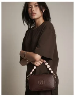 Mimco Lover Bag Necklace in Petal