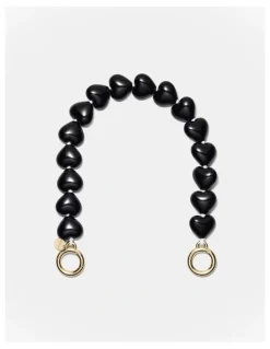 Mimco Lover Bag Necklace in Black