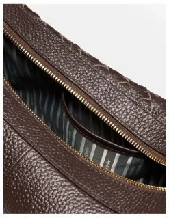 Mimco Luna Crescent Bag in Cocoa
