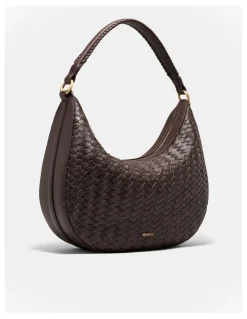 Mimco Luna Crescent Bag in Cocoa
