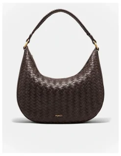 Mimco Luna Crescent Bag in Cocoa
