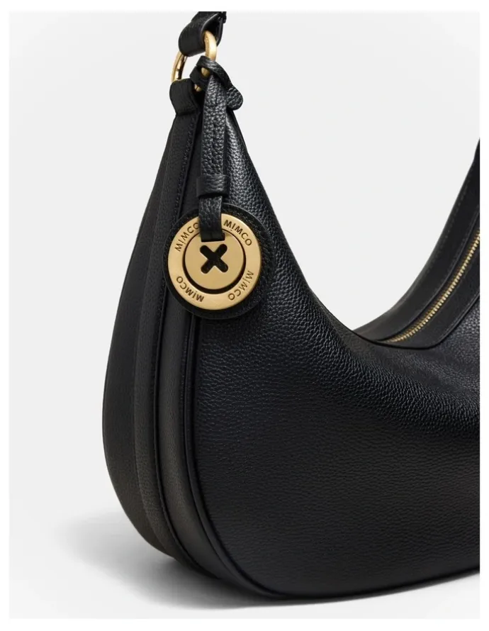 Mimco Luna Crescent Bag in Black