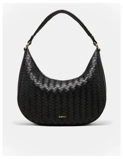 Mimco Luna Crescent Bag in Black