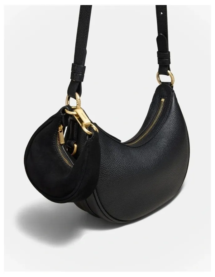 Mimco Luna Mini Bag Charm in Black