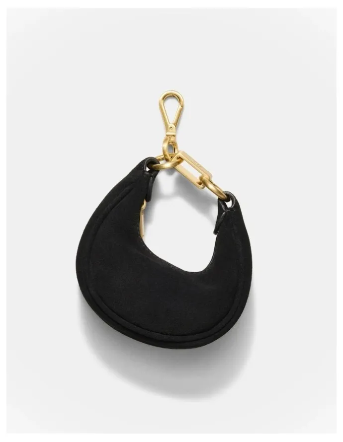 Mimco Luna Mini Bag Charm in Black