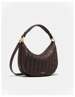 Mimco Luna Mini Crescent Bag in Cocoa