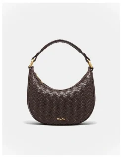 Mimco Luna Mini Crescent Bag in Cocoa