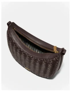 Mimco Luna Mini Crescent Bag in Cocoa