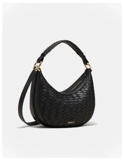 Mimco Luna Mini Crescent Bag in Black