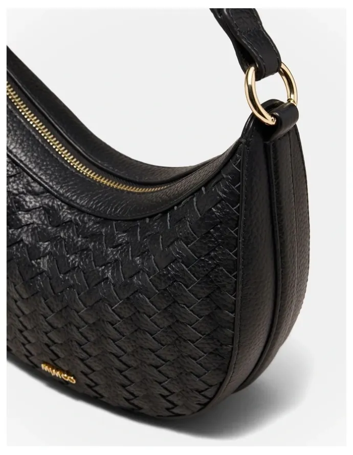 Mimco Luna Mini Crescent Bag in Black