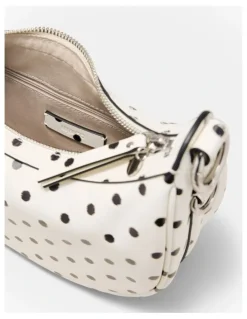 Mimco Luna Mini Crescent Bag in Dot Print