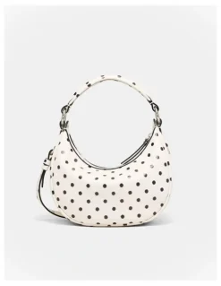 Mimco Luna Mini Crescent Bag in Dot Print