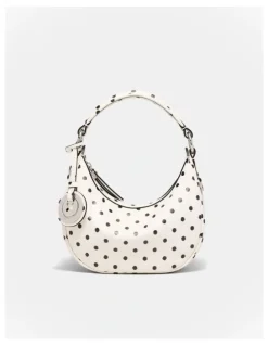 Mimco Luna Mini Crescent Bag in Dot Print