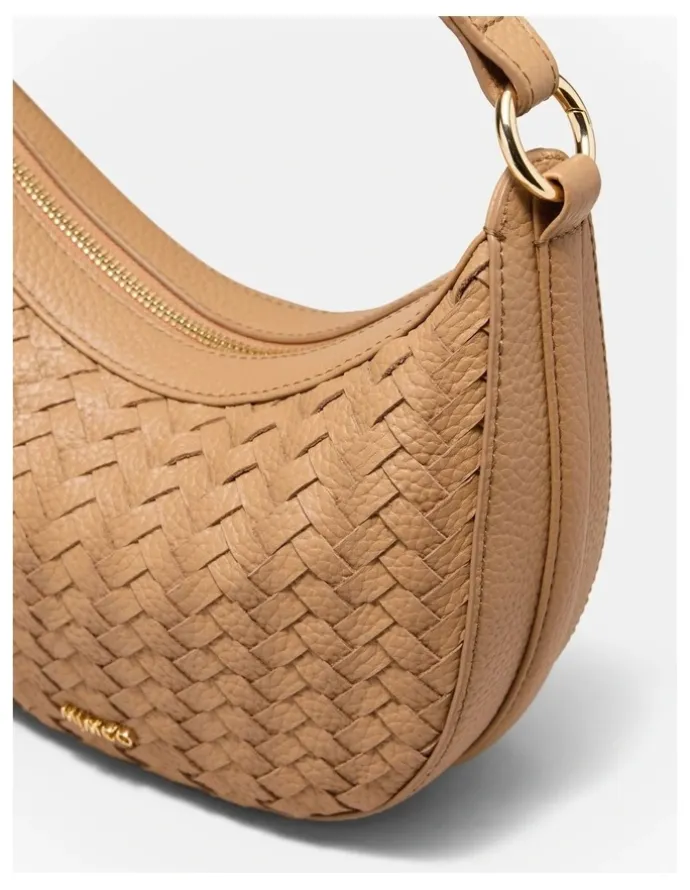 Mimco Luna Mini Crescent Bag in Caramel