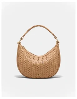 Mimco Luna Mini Crescent Bag in Caramel