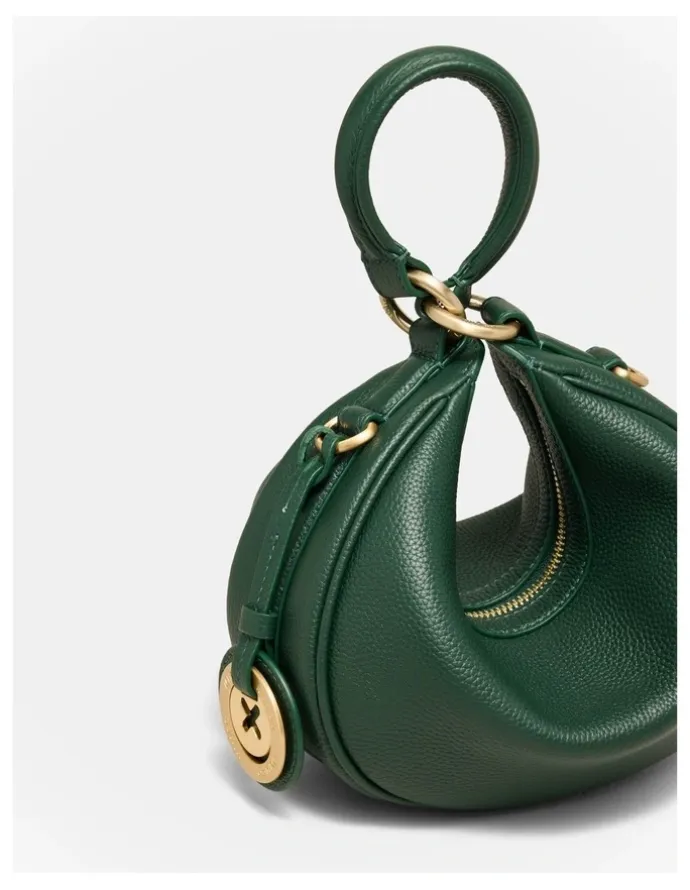 Mimco Luna Mini Crescent Bag in Thyme