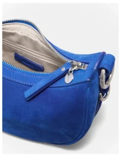 Mimco Luna Mini Crescent Bag in Cobalt