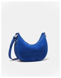 Mimco Luna Mini Crescent Bag in Cobalt