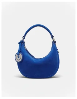 Mimco Luna Mini Crescent Bag in Cobalt