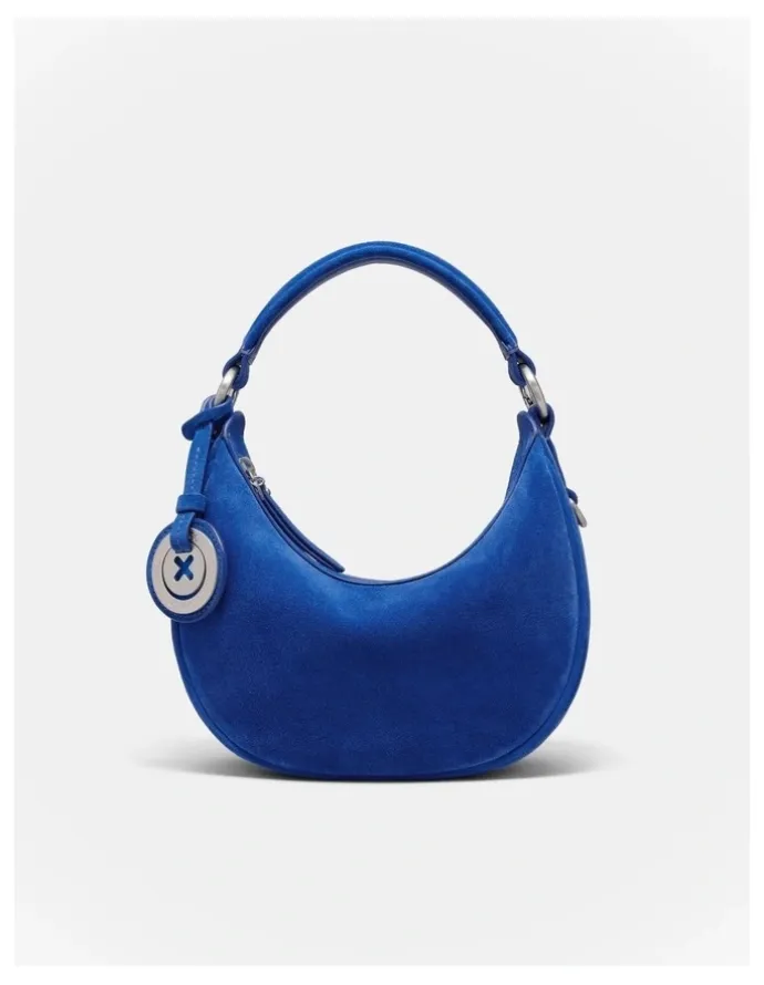 Mimco Luna Mini Crescent Bag in Cobalt