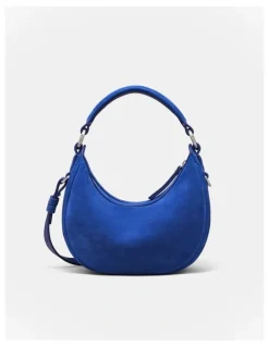 Mimco Luna Mini Crescent Bag in Cobalt