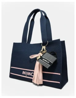 Mimco Luxe Tassel Bag Charm in Petal